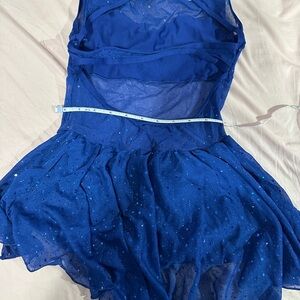 Sparkling Blue Kids Dance Costume